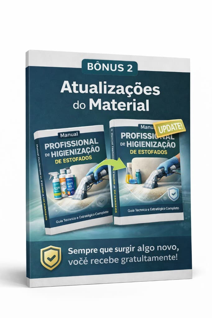 Bônus 2: Atualizações do Material - Sempre que surgir algo novo, você recebe gratuitamente